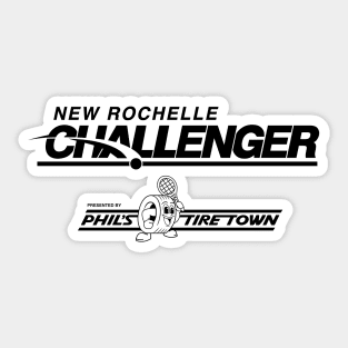 New Rochelle Challenger 2019 (Black Text) Sticker